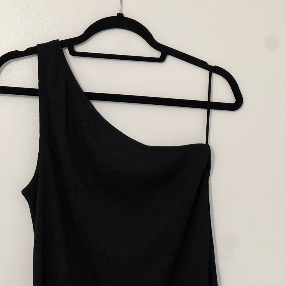 GAP Rib One-Shoulder Dress - Picture 2 of 5